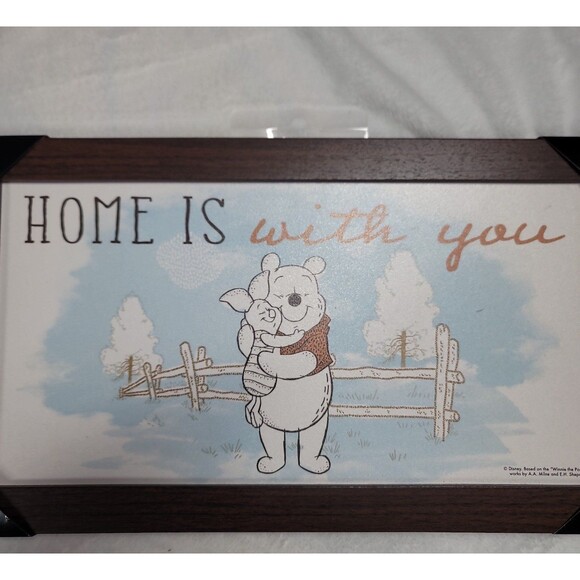 Disney Winnie the Pooh, "Home is with you" wall art. - Picture 5 of 5